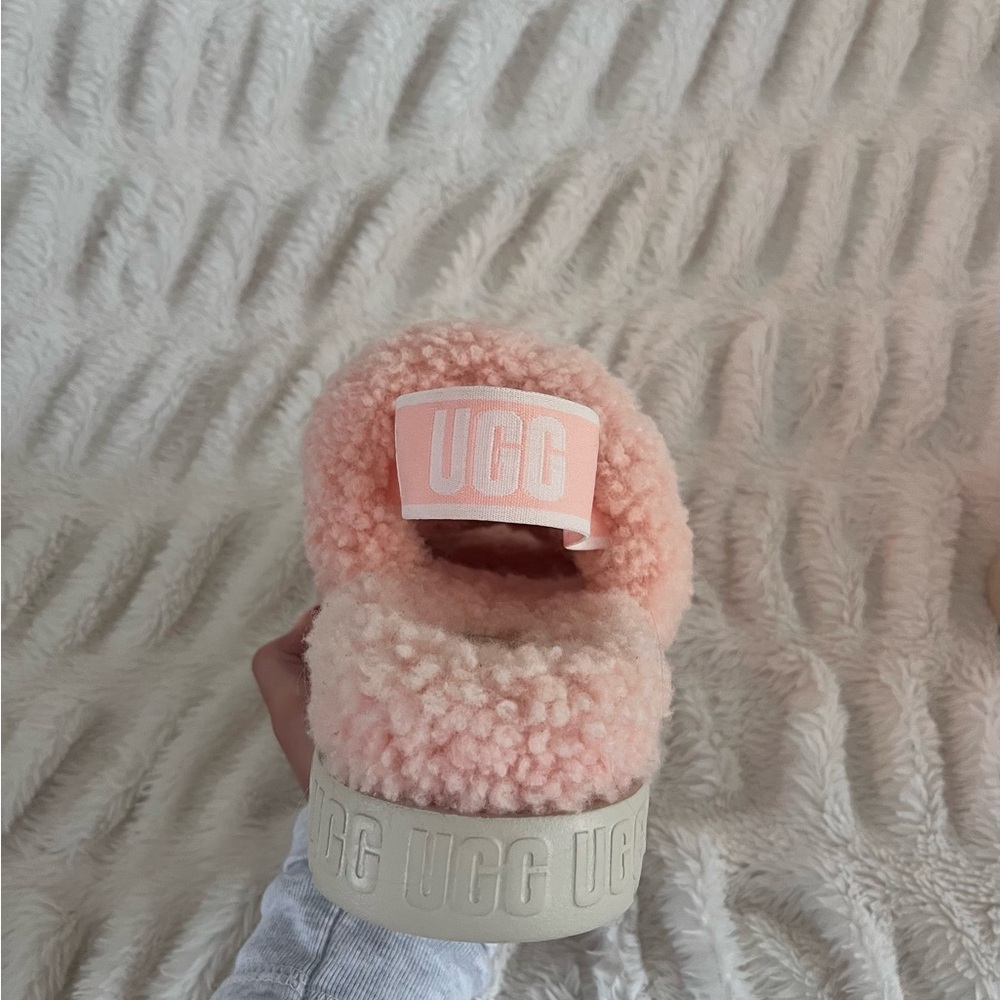 Ugg Light Pink Platform Slippers - image 4